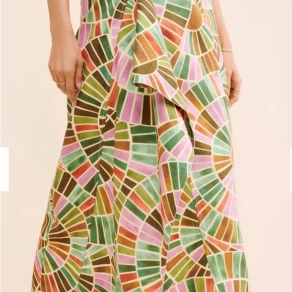 The Wolf Gang Dresses & Skirts - Vibrant Geometric Patterned Maxi Skirt